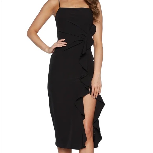 Bardot Rona Ruffle Midi Dress - Picture 1 of 6